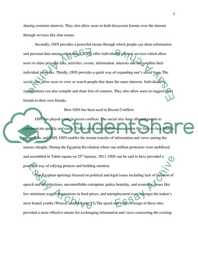 Online Social Networking