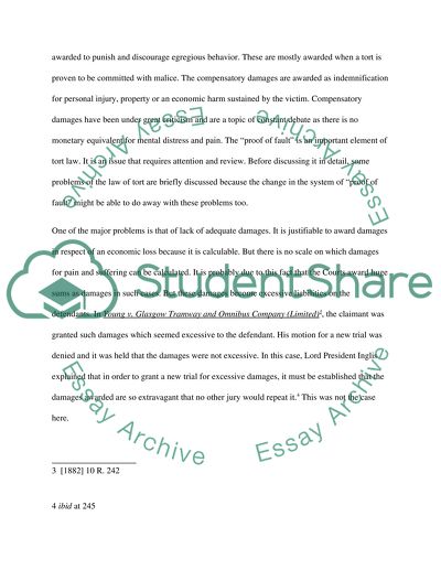 The law should be changed in order that compensation for personal injury accidents is not based on the proof of fault