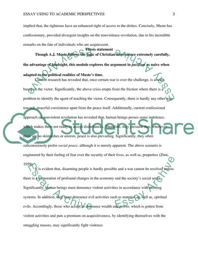 Muste and the Logic of Christian Nonviolence