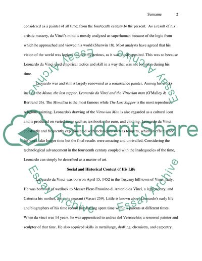 How the Life of Leonardo Da Vinci Helped Shape the Renaissance