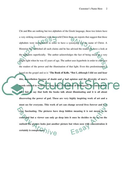 Chi-Rho-Lota Page from the Book of Kells