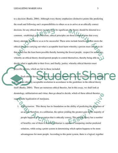 Legalizing Marijuana