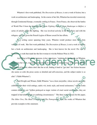 An Analysis of Three Women from Three Works by Edith Wharton