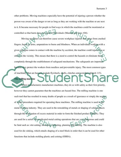 A company or hazardous situation