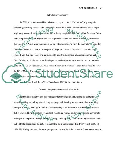 Communication Skills Relevant to Selected Clinical Scenario