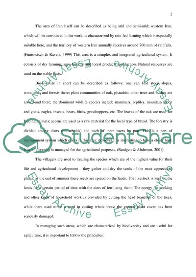 Managing an agricultural ecosystem (ag., tropcial, prairie) with respect to biodiveristy