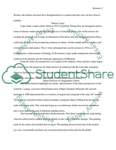 Italian Futurism and Precisionism