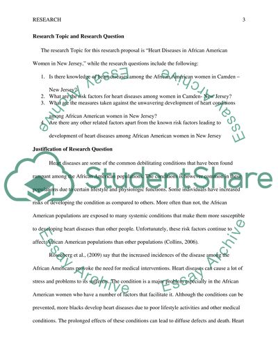 Heart Diseases in African American Women in New Jersey