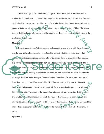 Analysis of Citizen Kane Film