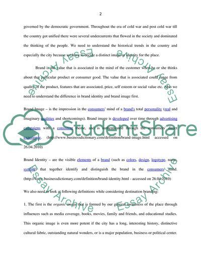 Berlin as an Interesting Mix of Old and New Culture and the Negative History of the Place