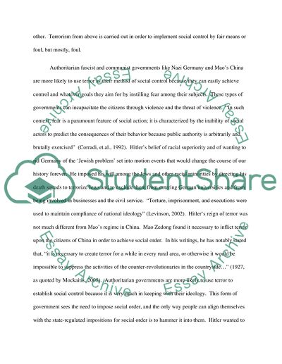 Political Terrorisim