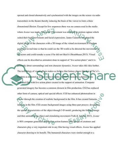 Digital Technology in the Film Avatar