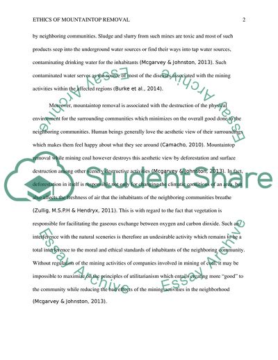 Mountaintop removal mining description picture