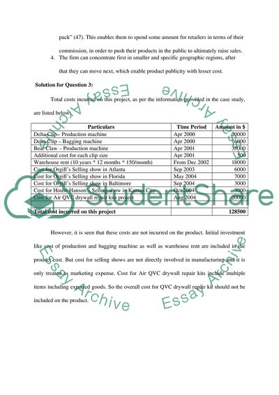 Bringing a new product to market