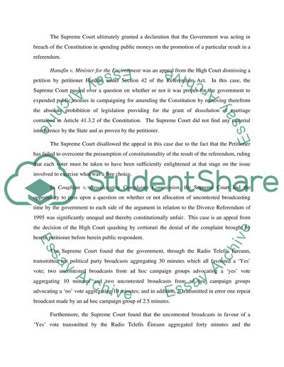 Constitutional Law: Undue State Interference