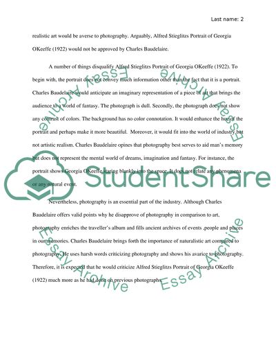 Analysis of Photography