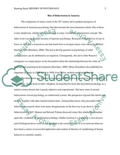 Psychological Perspectives of Behavior