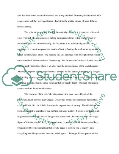 Franz Kafkas Metamorphosis