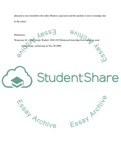 The philosophy of Andy Warhol