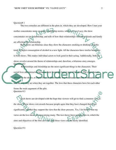 How I Met Your Mother vs. I Love Lucy