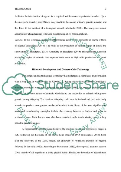 Genetics and hybrid animal technology