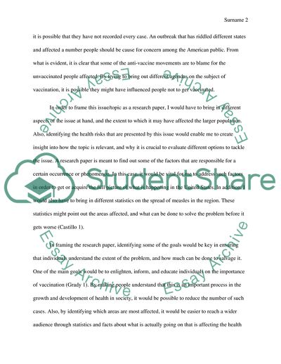 Measles Outbreak in America