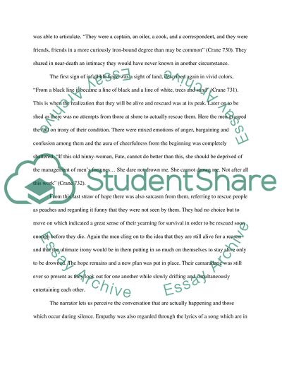 Stephen Crane The Open Boat