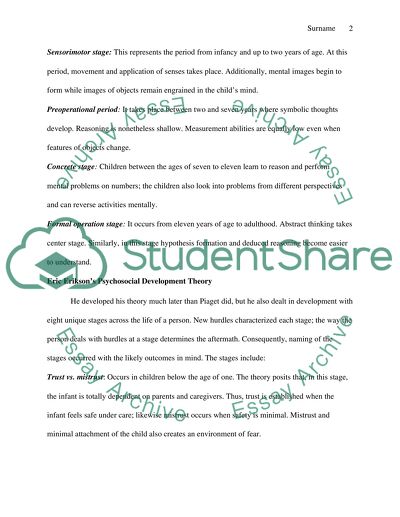 Piaget essay