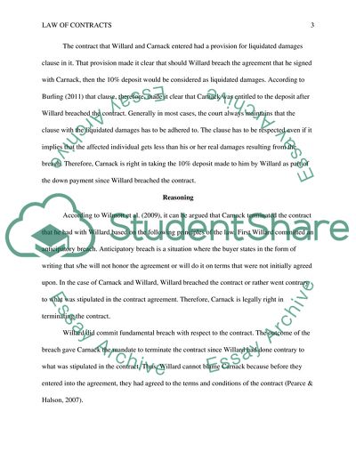 Unfortunate Precedent in Law of Contracts