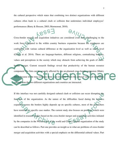 Differences in Cultural Values