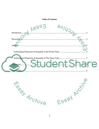 Archaeology of Political Economy With a Focus on Inequality