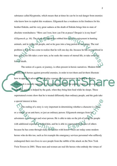 Different Types of Hero in the Different Literary and Creative Genres