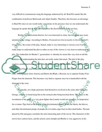 Snatch by Guy Ritchie