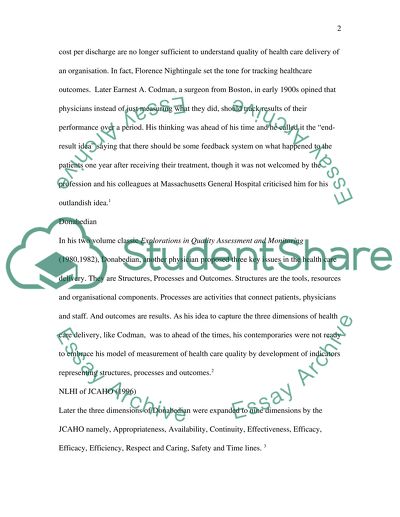 Quality of Health Care in the UK and Saudi Arabia