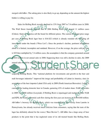 Anhuser-busch buys rolling rock brands