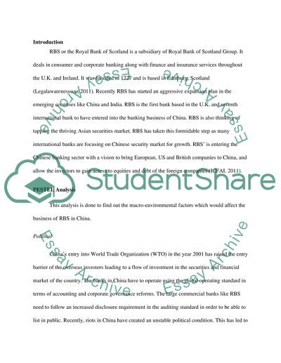 Global Corporate Marketing Strategies of Bankings