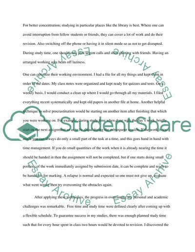 Overcoming Procrastination. Time Management