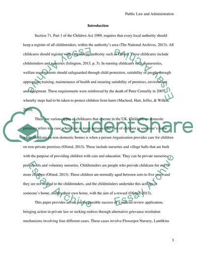 Public Law and Administration