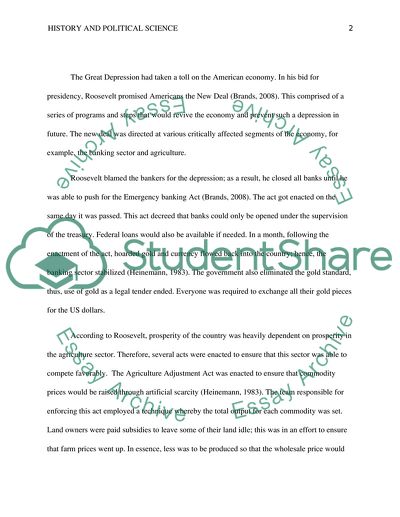 How the Great Depression had Taken a Toll on the American Economy