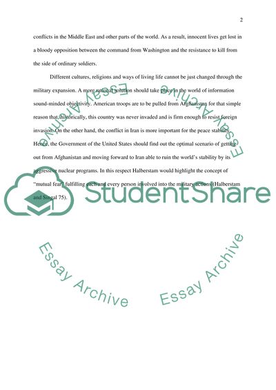 Making Of A Quagmire by David Halberstam