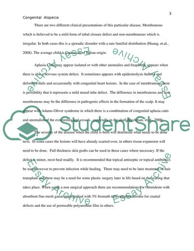 Congenital Localized Alopecia