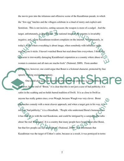 The Paradox of Brand Boratistan