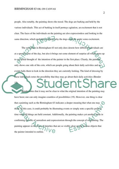 Birmingham 63 Oil on Canvas by Jack Levine