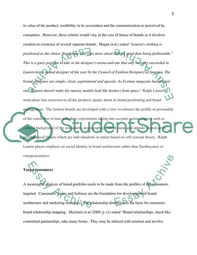 Ralph Lauren: Brand Architecture