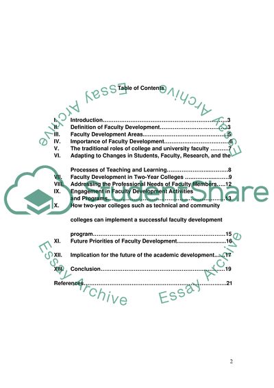 Significance of Community College Faculty Development Programs