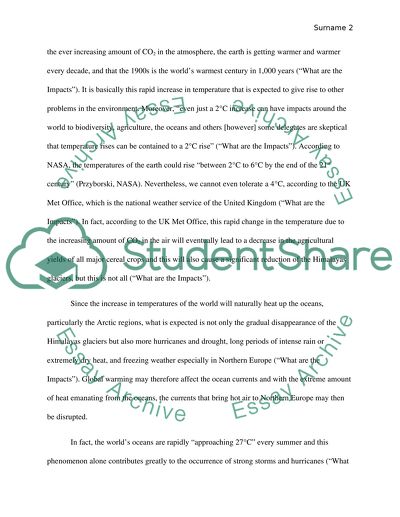 The Negative Environmental Effects of Global Warming and New Technology