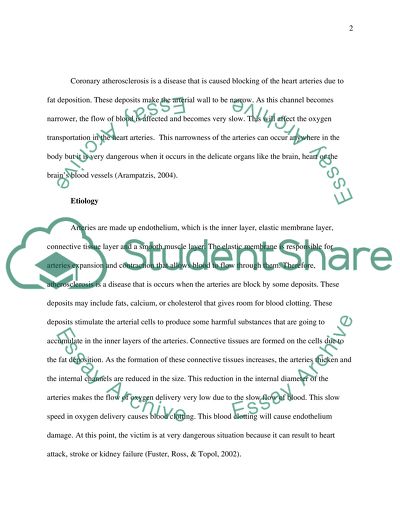 Signs and Symptoms of Coronary Atherosclerosis