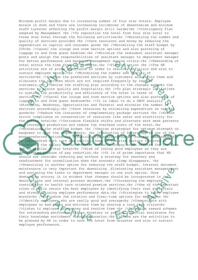 The Axe of Staff Budget