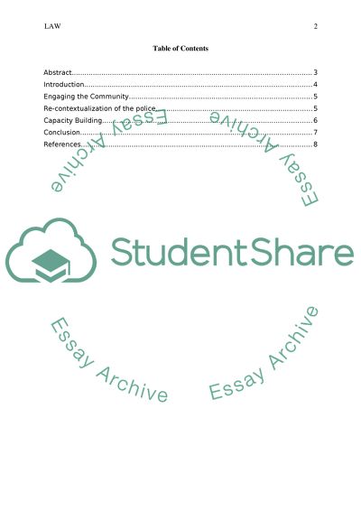 Community Oriented Policing Program