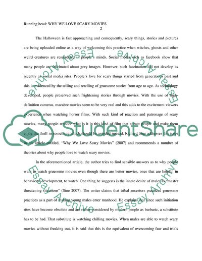 Review on Why We Love Scary Moview